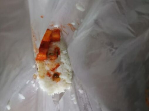 韓国の軍人、ビニール袋にキムチと白飯だけ入った「粗末給食」を暴露