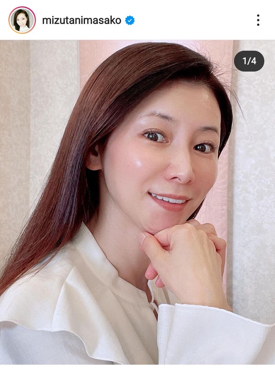 【画像】美魔女 水谷雅子(53)の見た目が若すぎると話題